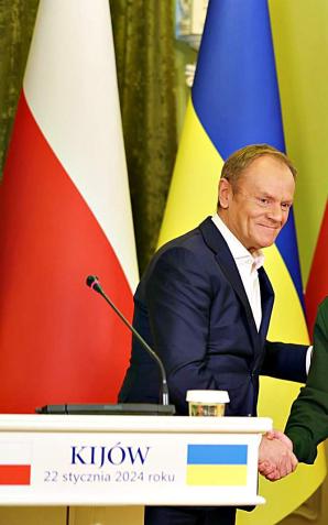 [VIDEO] Nie ma bezpiecznej Polski i Europy bez niepodległej Ukrainy-Premier Donald Tusk w Kijowie